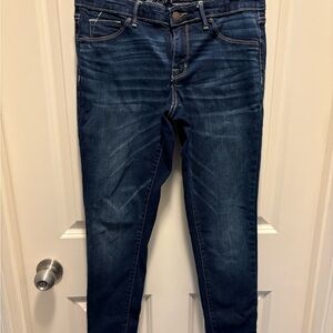 Mossimo Supply Co. Dark Blue Skinny Jeans